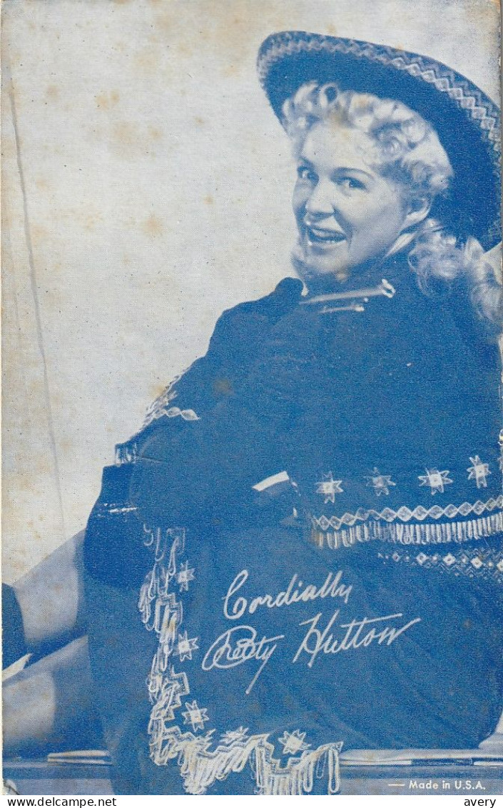 Cordially Betty Hutton  Cow Girl - Collections