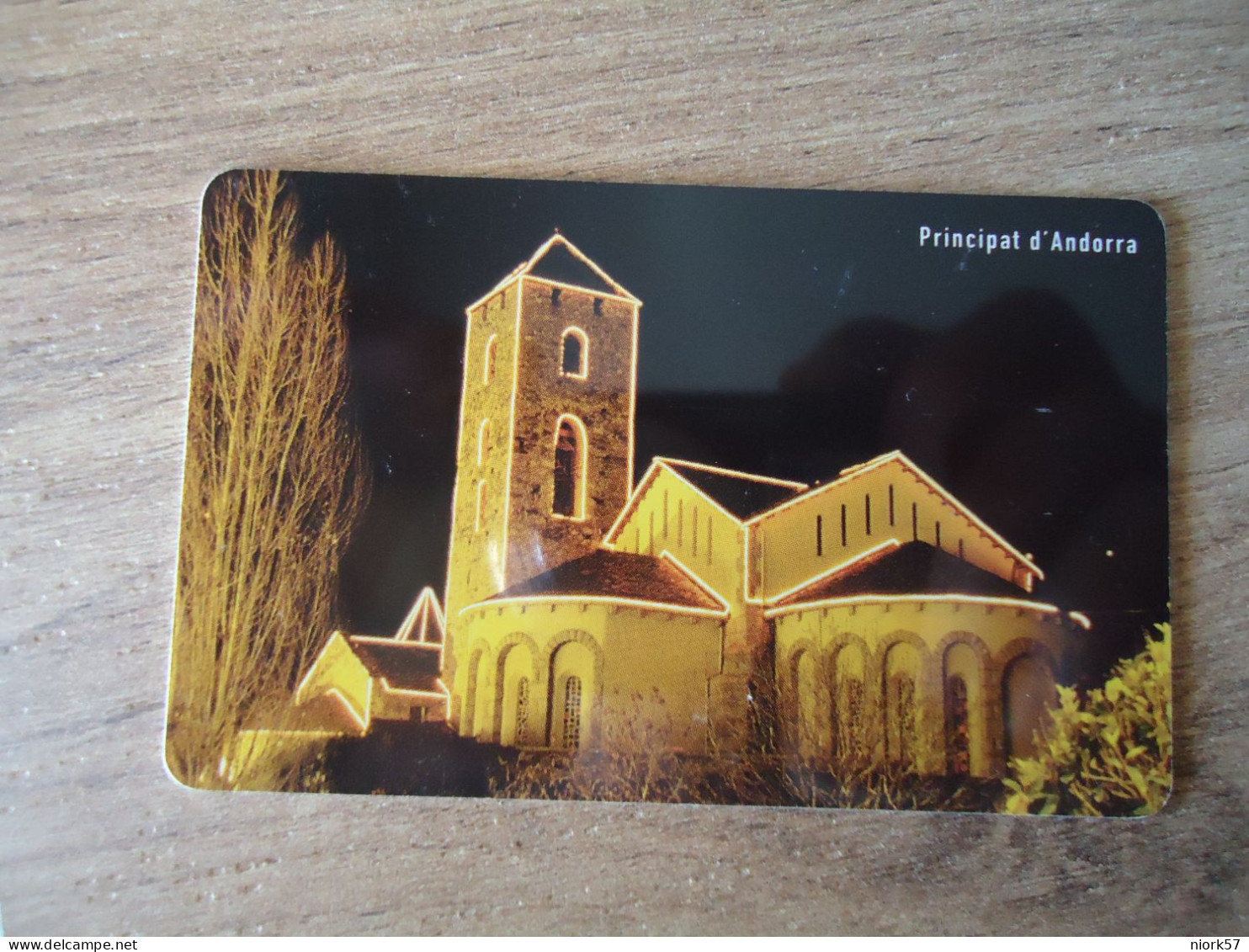 ANDORRA USED CARDS LANDSCAPES CHURCH - Andorra