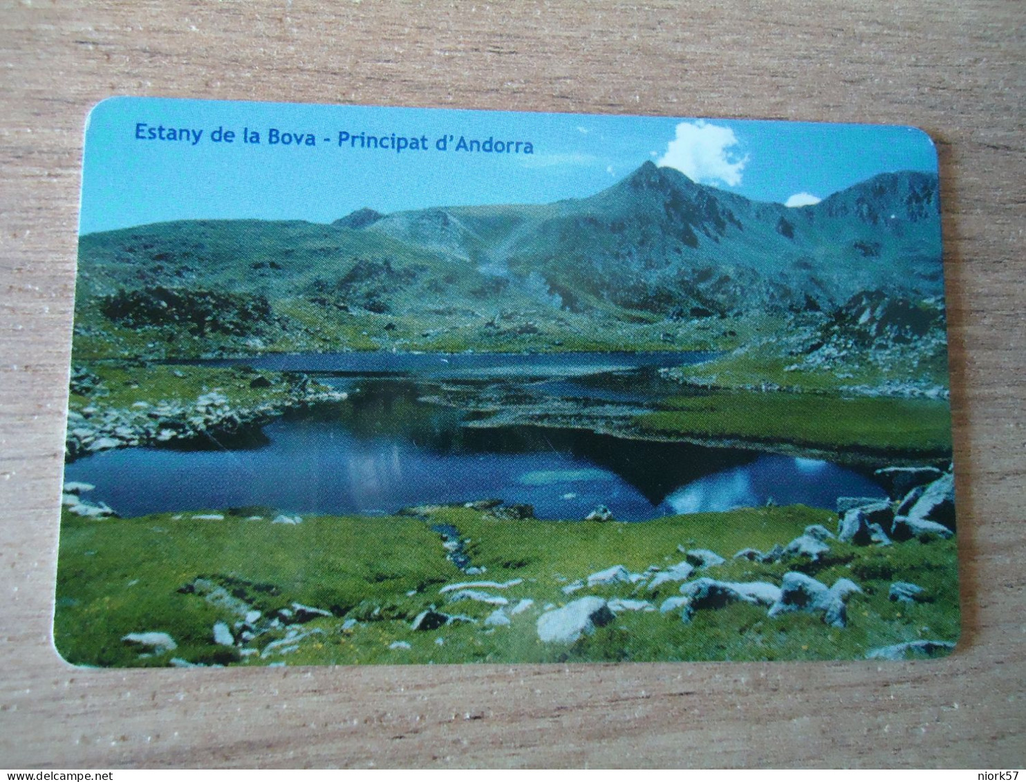 ANDORRA USED CARDS LANDSCAPES  LAKES - Andorre