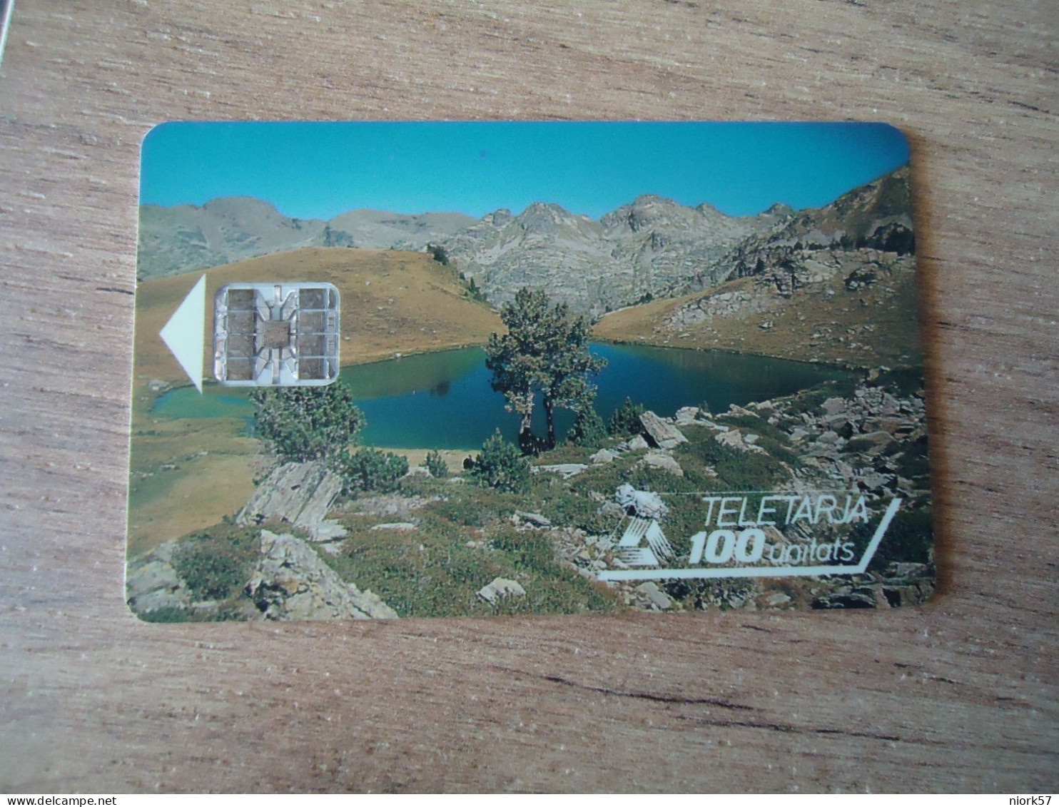 ANDORRA USED CARDS LANDSCAPES  LAKES - Andorra