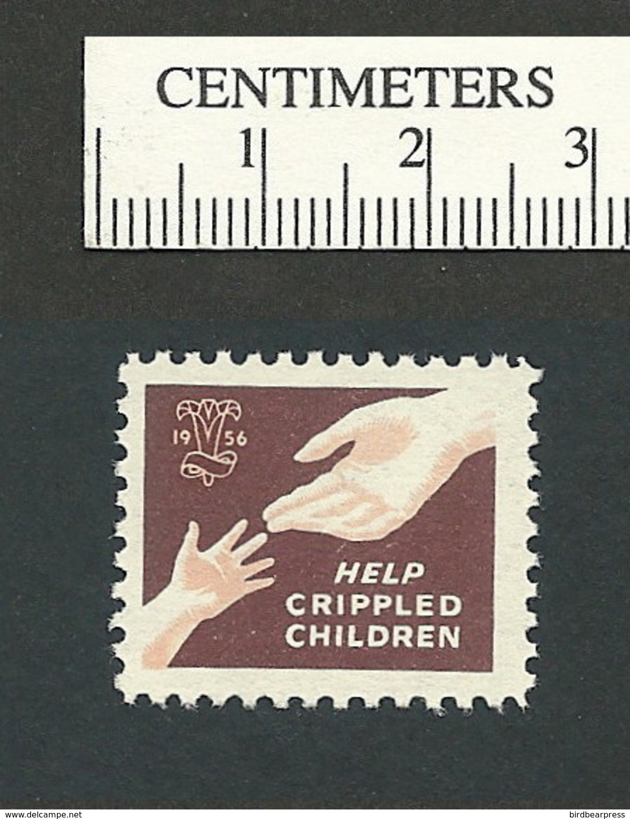 B47-32 CANADA 1956 Crippled Children Easter Seal MNH English - Vignette Locali E Private