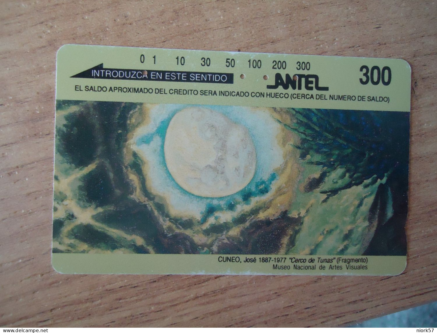 URUGUAY  TAMURA USED CARDS LANDSCAPES  PLANET  300 - Uruguay