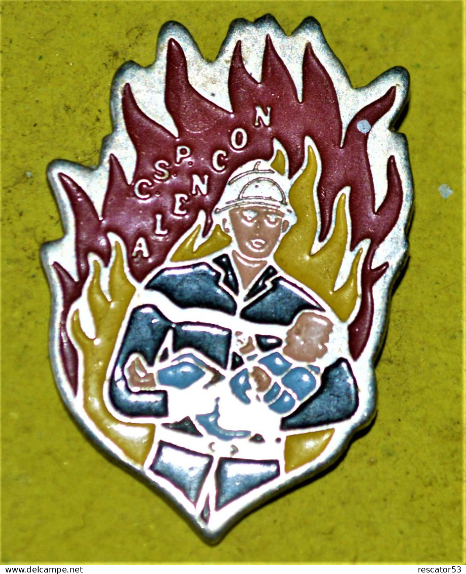 Pin's Pompiers D'Alençon - Firemen