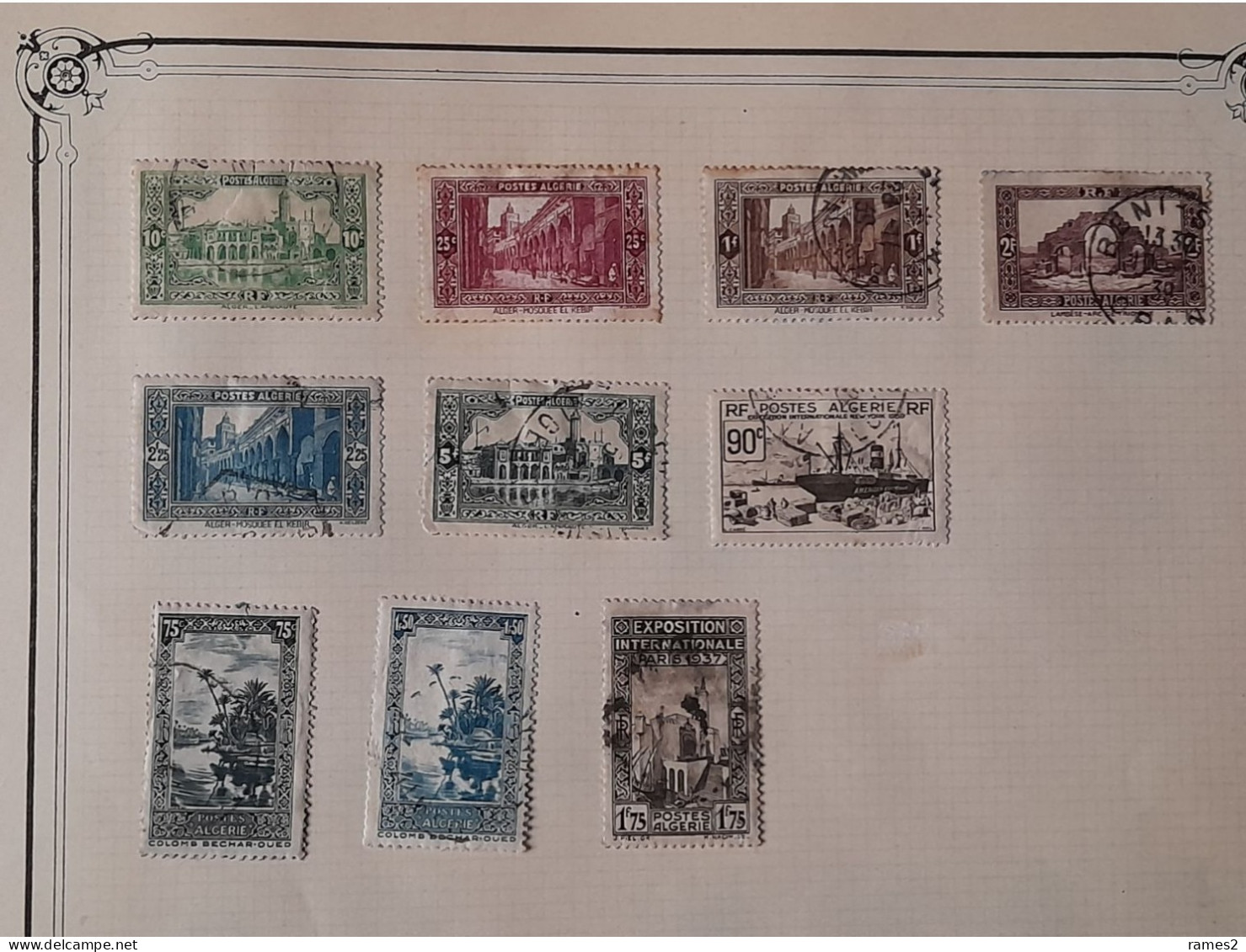 France (ex-colonies & Protectorats) > Algérie  Collections  En Feuille D'album.. - Collections, Lots & Series