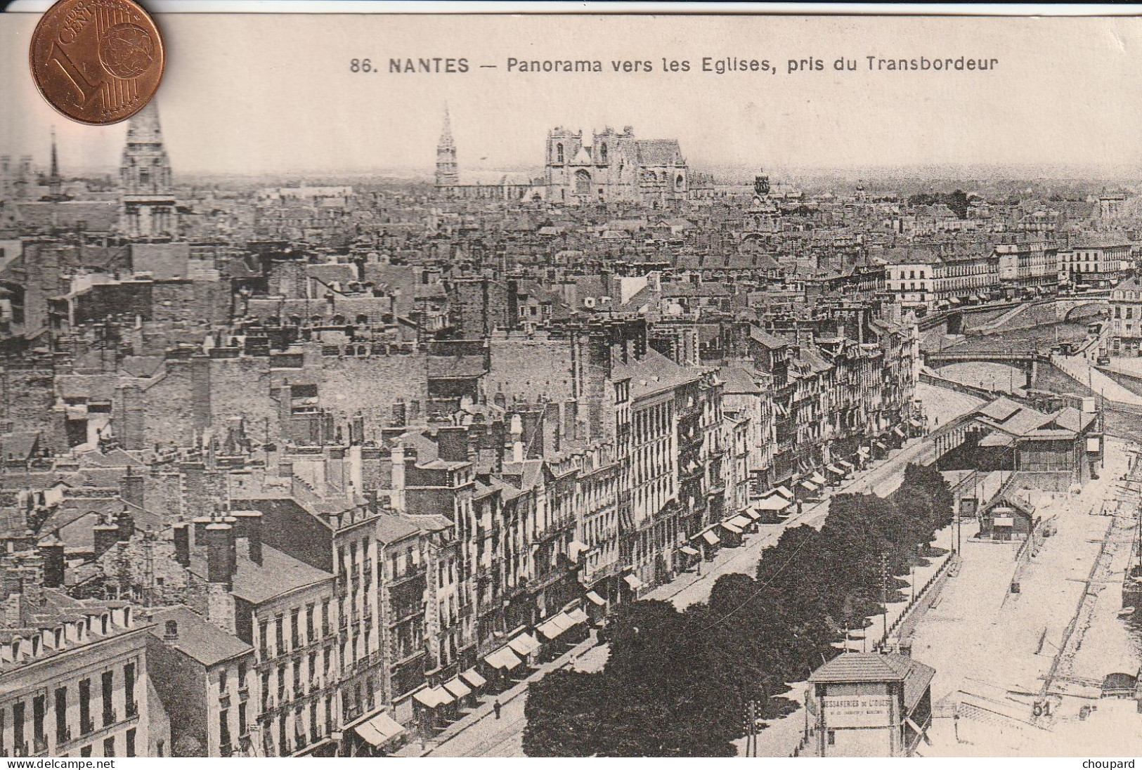 44 - Carte Postale Ancienne De  NANTES   Vue Aérienne - Nantes