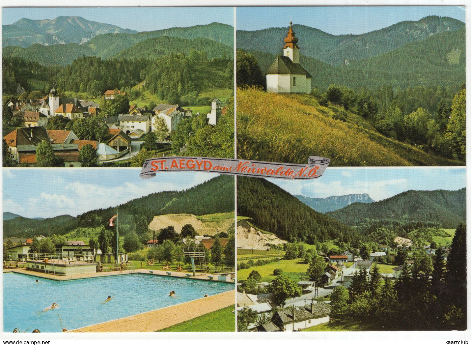 Sommerfrische St. Aegyd A. Neuwalde - Göller, Osterkirchen, Golferbad, Gippel - (NÖ, Austria) - Lilienfeld