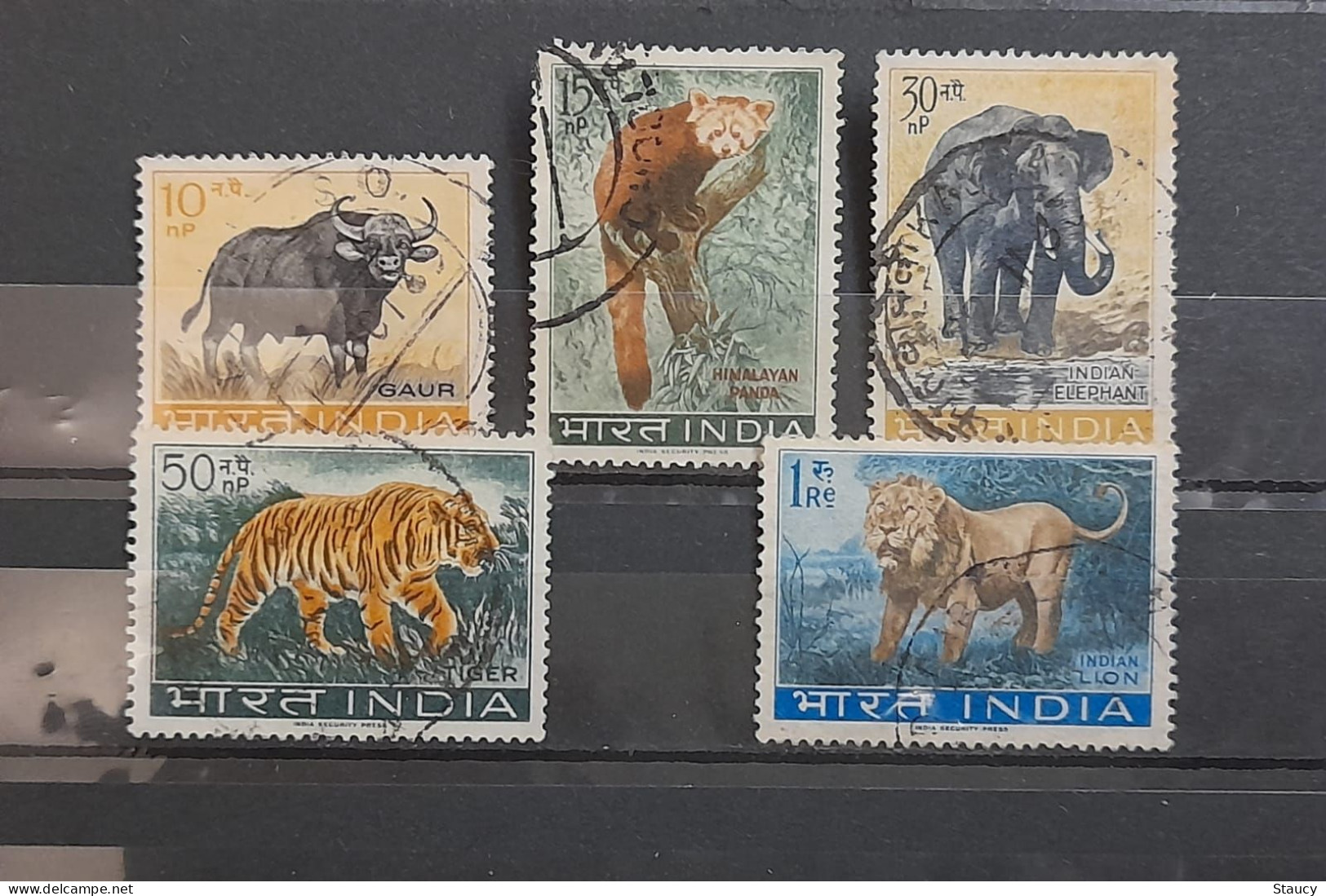 India 1963 ~ Wildlife Preservation - Fauna / Wild Animals Complete Set Of 5 Stamps USED (Cancellation Would Differ) - Usados