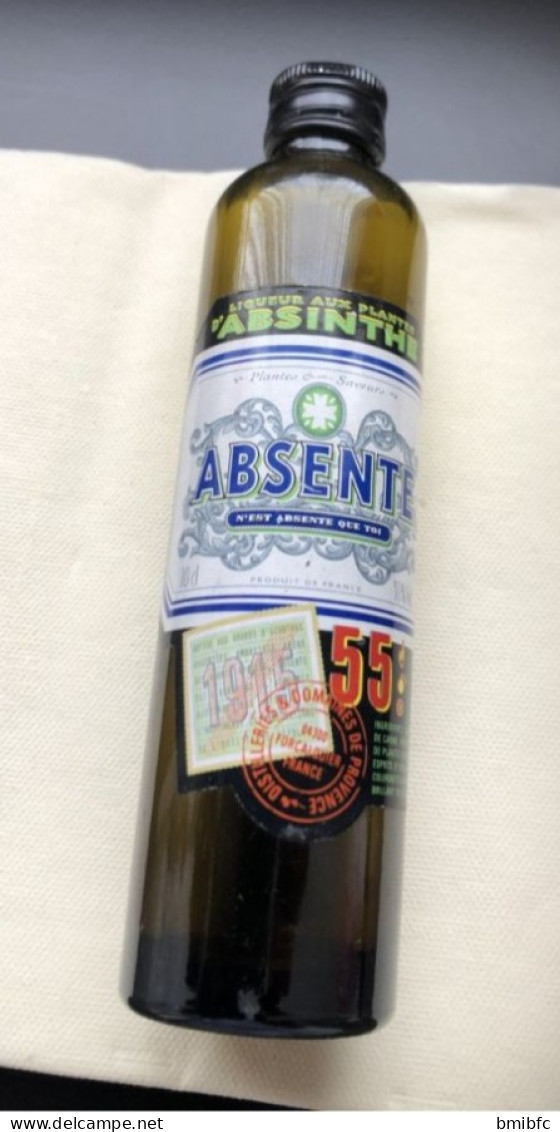 Mignonette Liqueur Aux Plantes Absinthe - (vide) - Miniaturflaschen