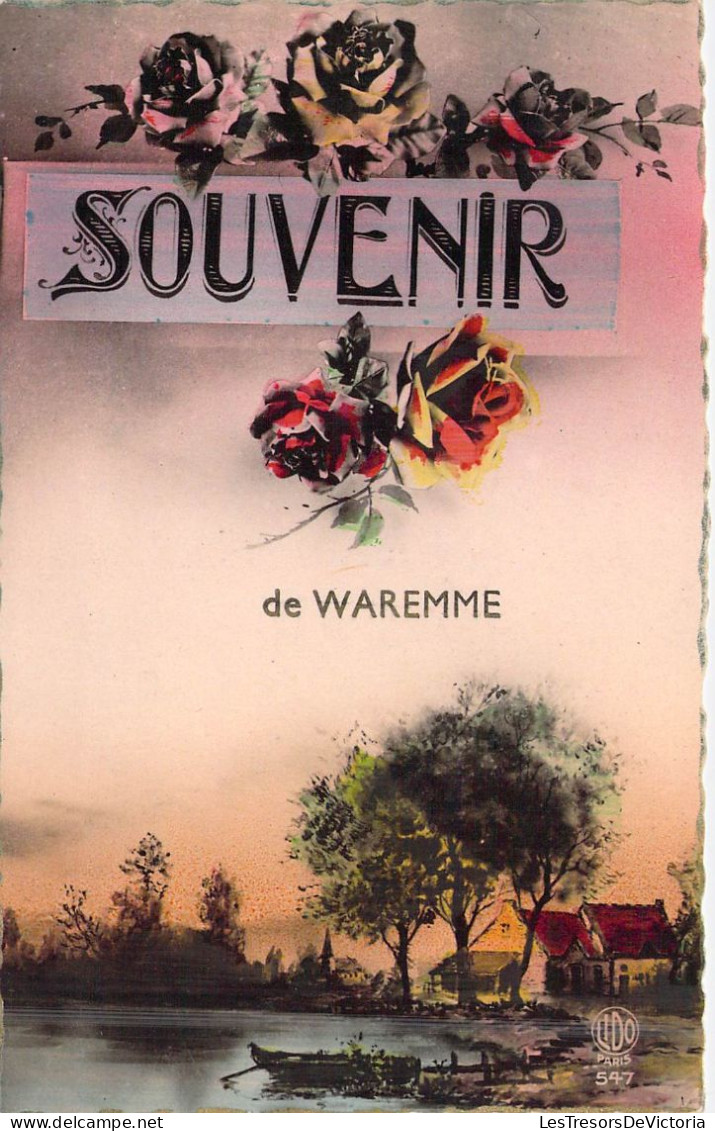 BELGIQUE - WAREMME - Souvenir De Wremme - Fleur - Carte Postale Ancienne - Borgworm