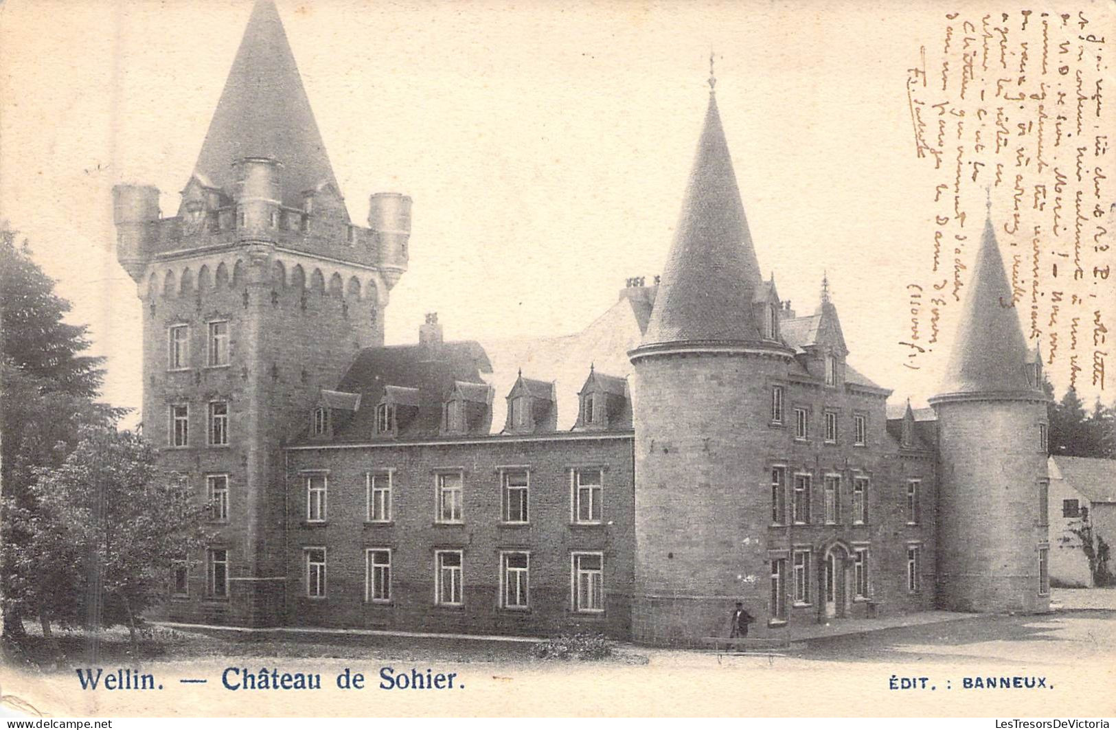 BELGIQUE - WELLIN - Château De Sohier - Edit Banneux - Carte Postale Ancienne - Wellin