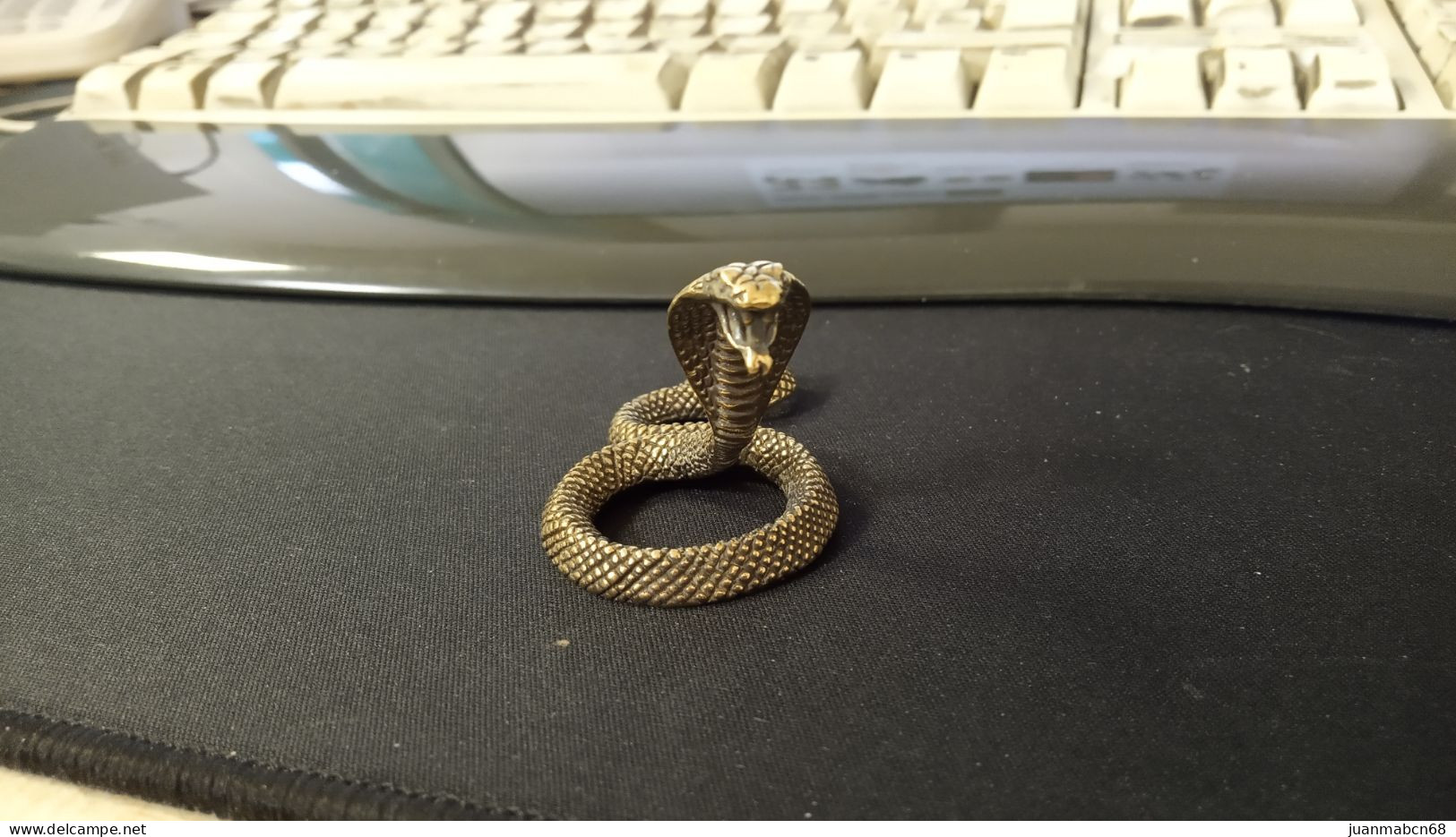 FIGURA DE SERPIENTE DE BRONCE (6X4X3 CM) - Coppers