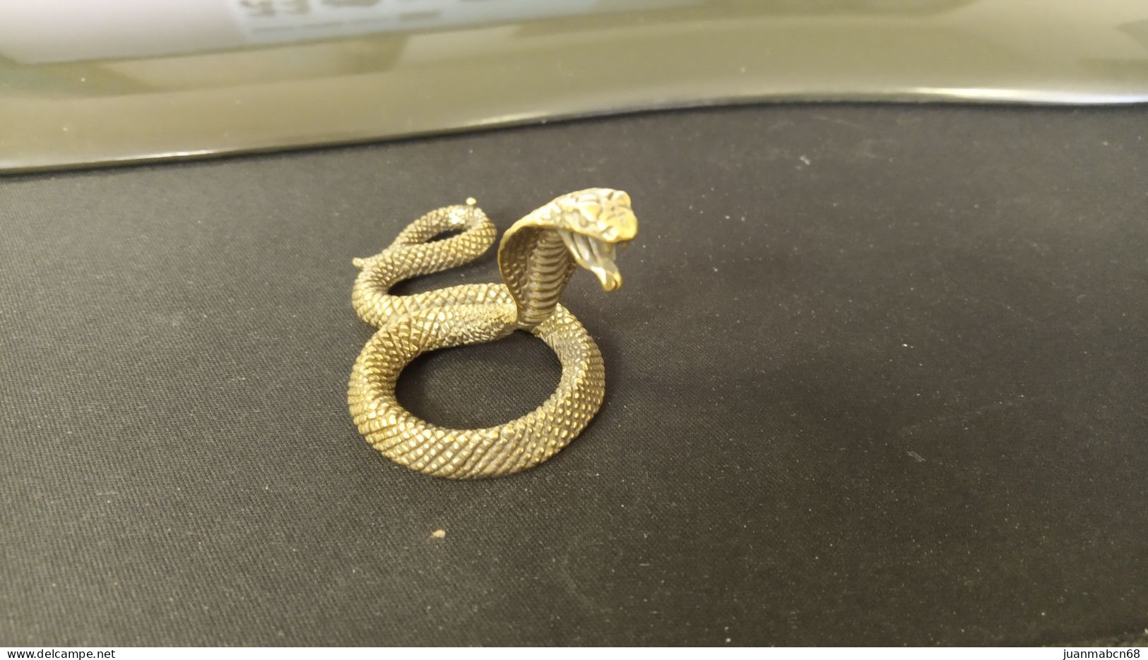 FIGURA DE SERPIENTE DE BRONCE (6X4X3 CM) - Cuivres