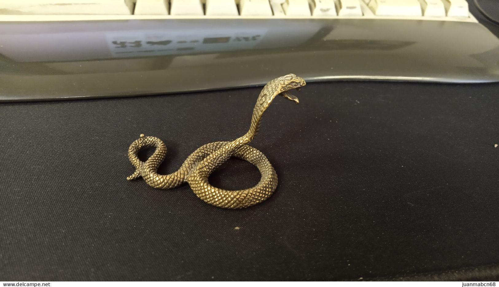 FIGURA DE SERPIENTE DE BRONCE (6X4X3 CM) - Kupfer