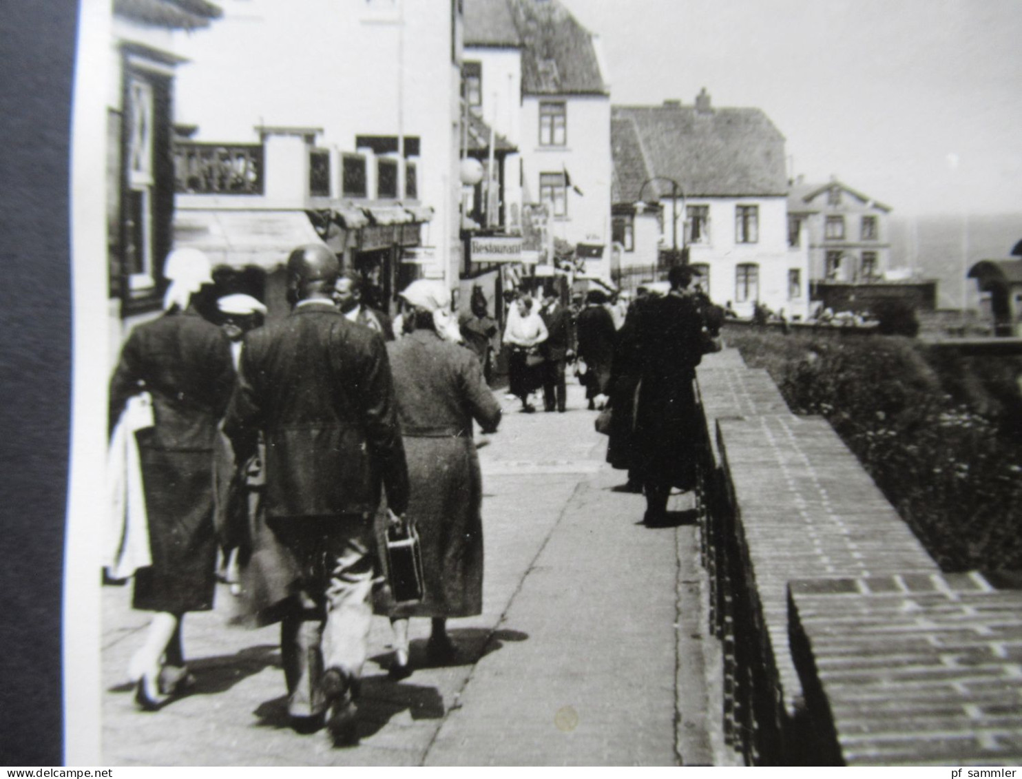 AK / Echtfoto Ca. Ende 1940er Jahre / 50er Jahre! Helgoland Am Falm Mit Lloyd Hotel Größe: 14,5cm X 10,5cm - Helgoland