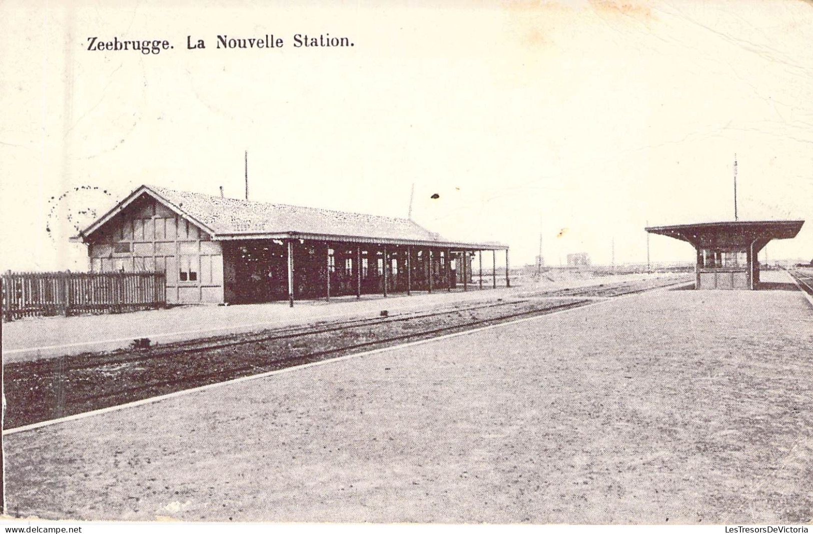 BELGIQUE - ZEEBRUGGE - La Nouvelle Station - Edit Aug - Carte Postale Ancienne - Zeebrugge