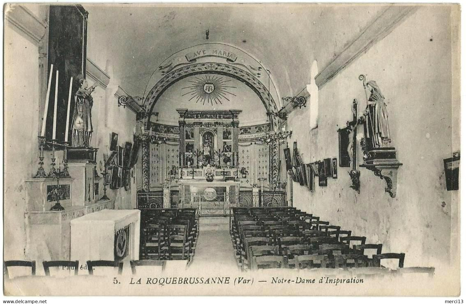 LA ROQUEBRUSSANNE (83) – Notre-Dame D’Inspiration, Editeur Le Deley, Paris (ELD), N° 5 - La Roquebrussanne