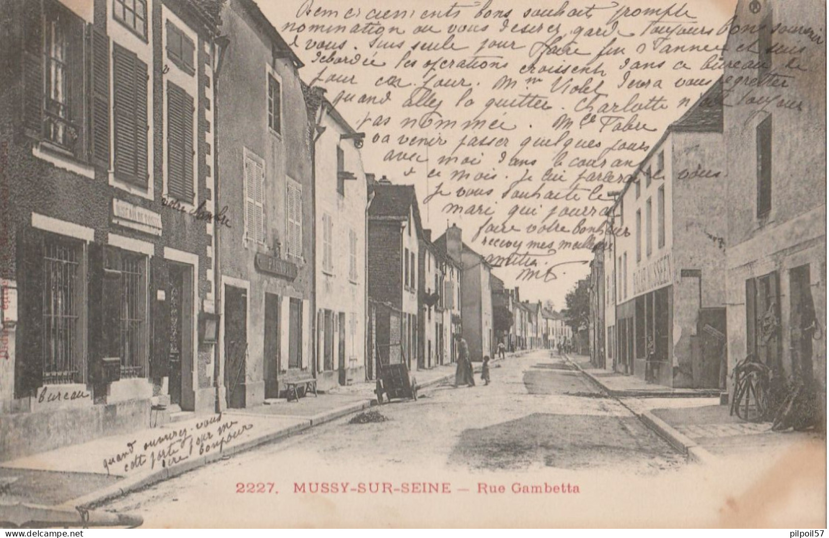 10 - MUSSY SUR SEINE - Rue Gambetta - Mussy-sur-Seine