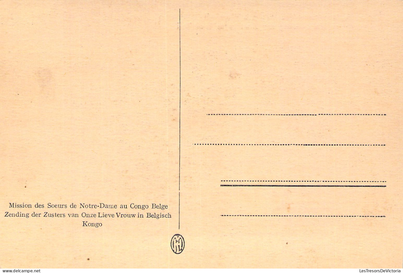 CONGO BELGE - Début De La Mission Des Soeurs à Wombali - Carte Postale Ancienne - Belgisch-Kongo