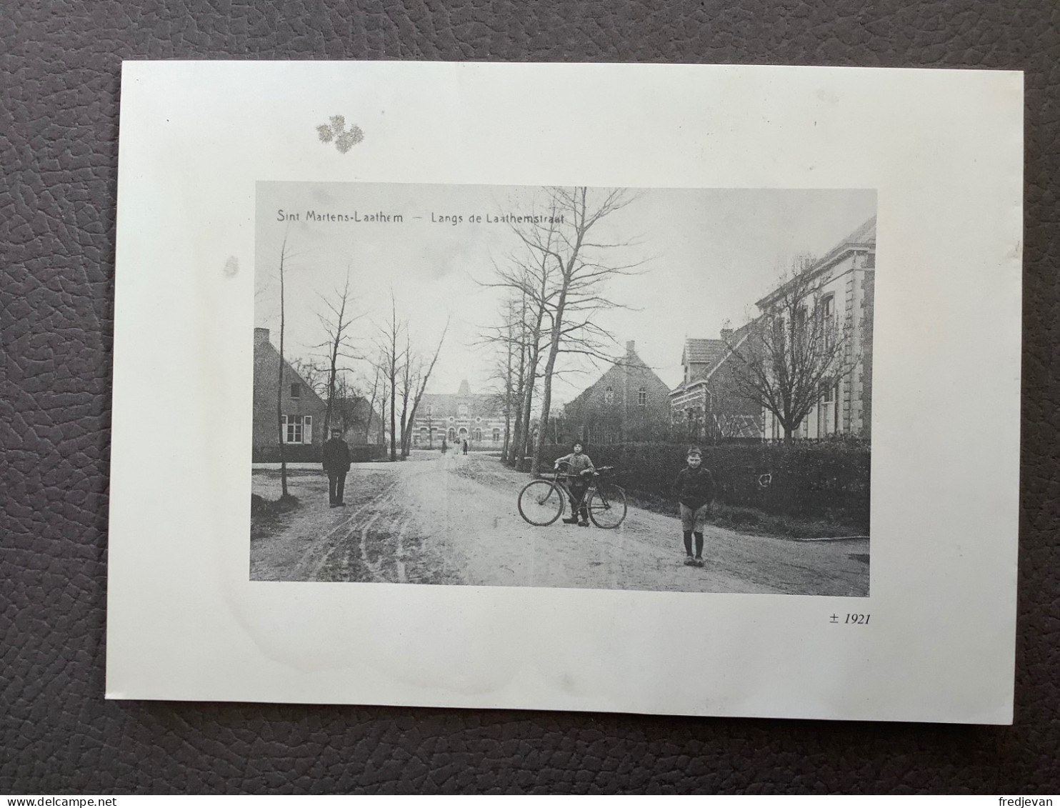 Reproductie Foto Sint-Martens-Latem / Langs De Laethemstraat - Circa 1921 - Sint-Martens-Latem