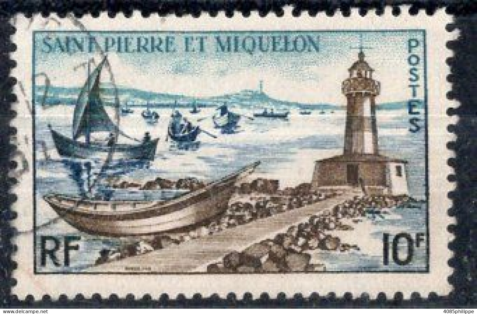 St Pierre Et Miquelon Timbre-poste N°357 Oblitéré TB Cote : 2.75€ - Gebruikt