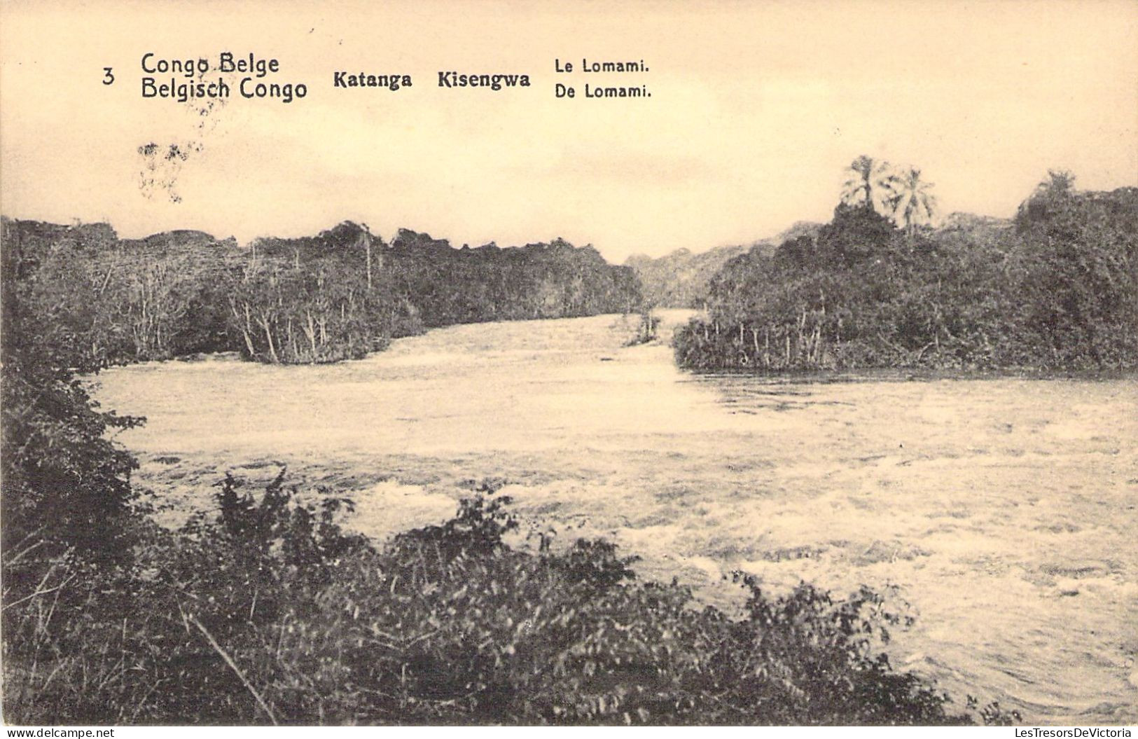 CONGO BELGE - Katanga - Le Lomami - Carte Postale Ancienne - Belgisch-Kongo