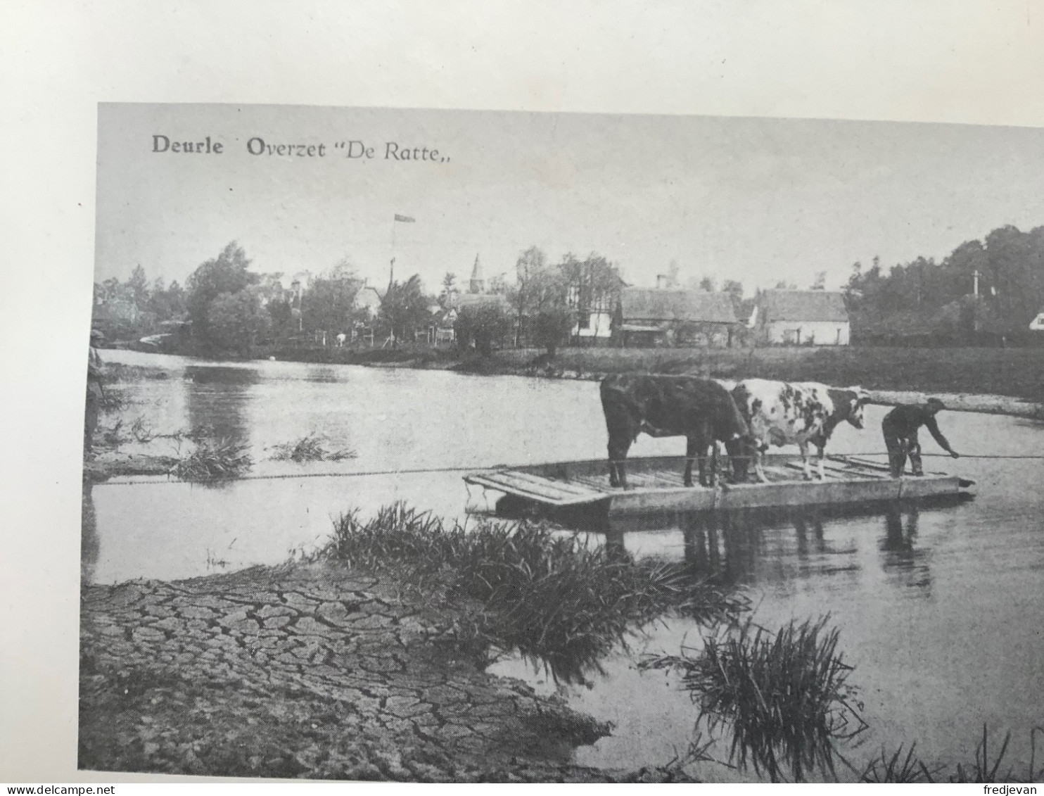 Reproductie Foto Sint-Martens-Latem (Deurle) / Overzet “De Ratte “ - Circa 1930 - Sint-Martens-Latem