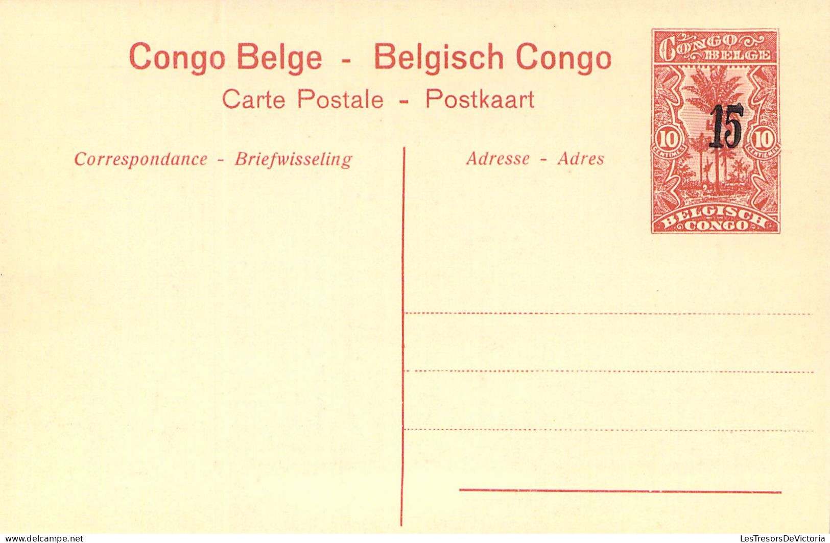 CONGO BELGE - Baie De Mobimbi - Cratère Immergé Dans Le Lac Kivu - Carte Postale Ancienne - Belgisch-Kongo