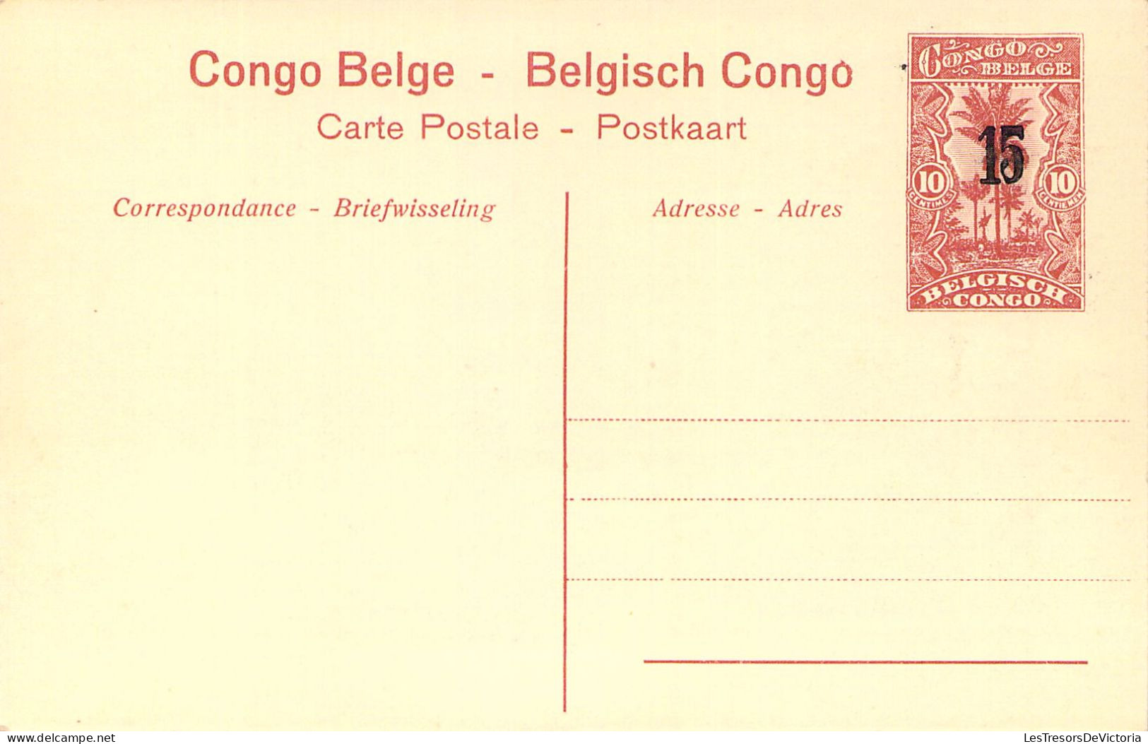 CONGO BELGE - Katanga - Toa - Lac Tanganika - Carte Postale Ancienne - Belgisch-Kongo