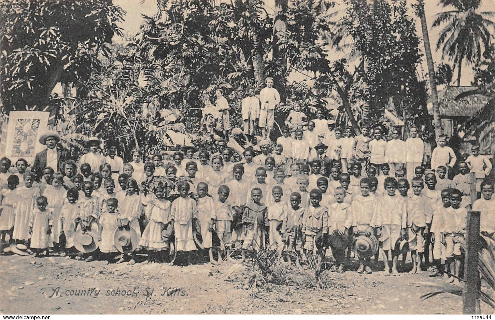 ¤¤  -  AMERIQUE  -  ANTILLES  -  SAINT-CHRISTOPHE-et-NIEVES  -  A Country Scool  -  Ecole    -   ¤¤ - Saint-Christophe-et-Niévès