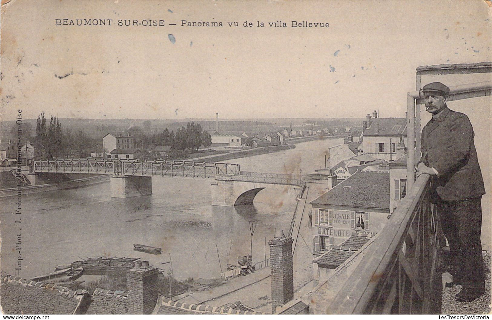 FRANCE - 95 - BEAUMONT SUR OISE - Panorama Vu De La Villa Bellevue - Carte Postale Ancienne - Beaumont Sur Oise