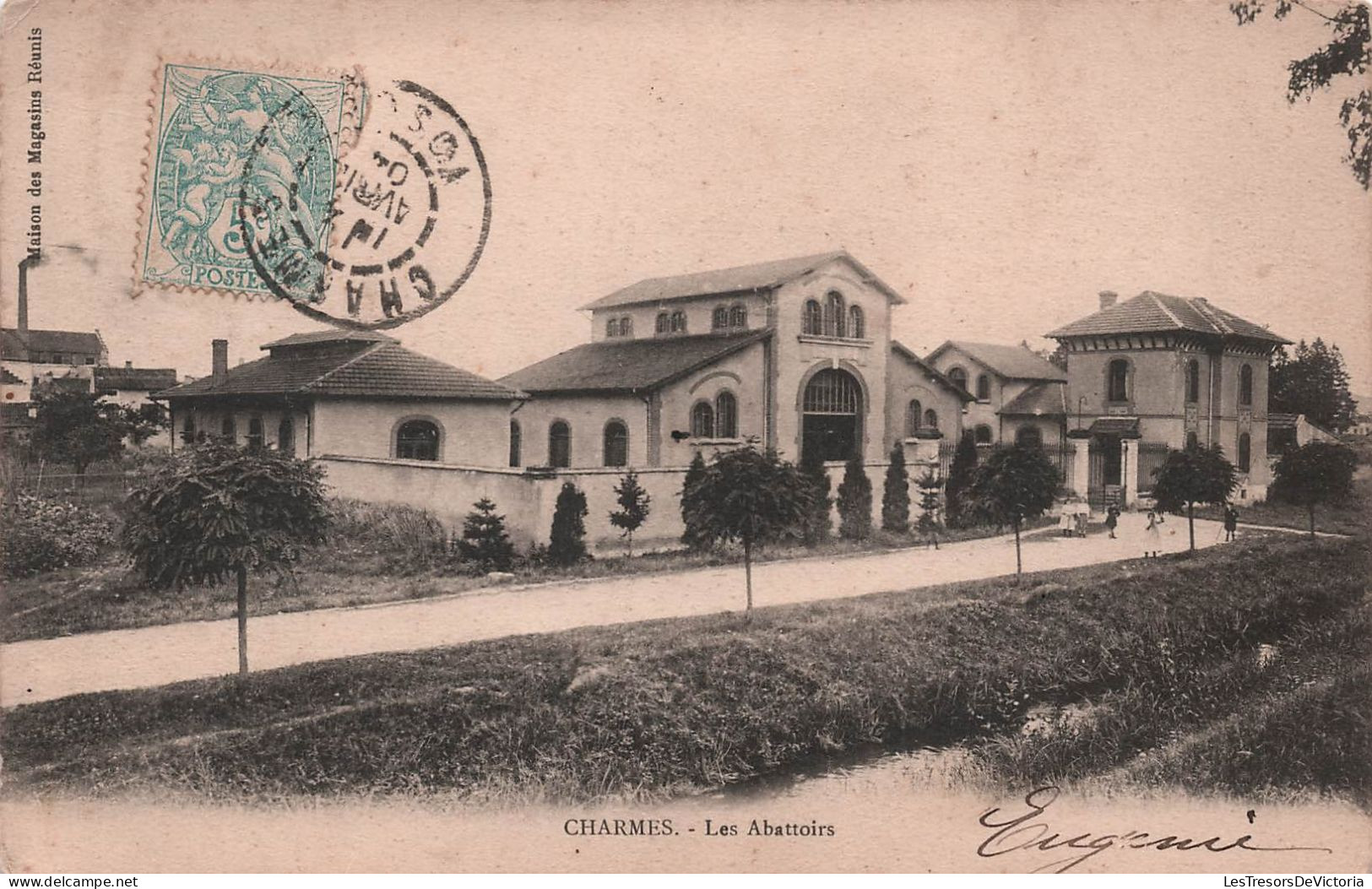 FRANCE - Charmes - Les Abattoirs -  Carte Postale Ancienne - Charmes