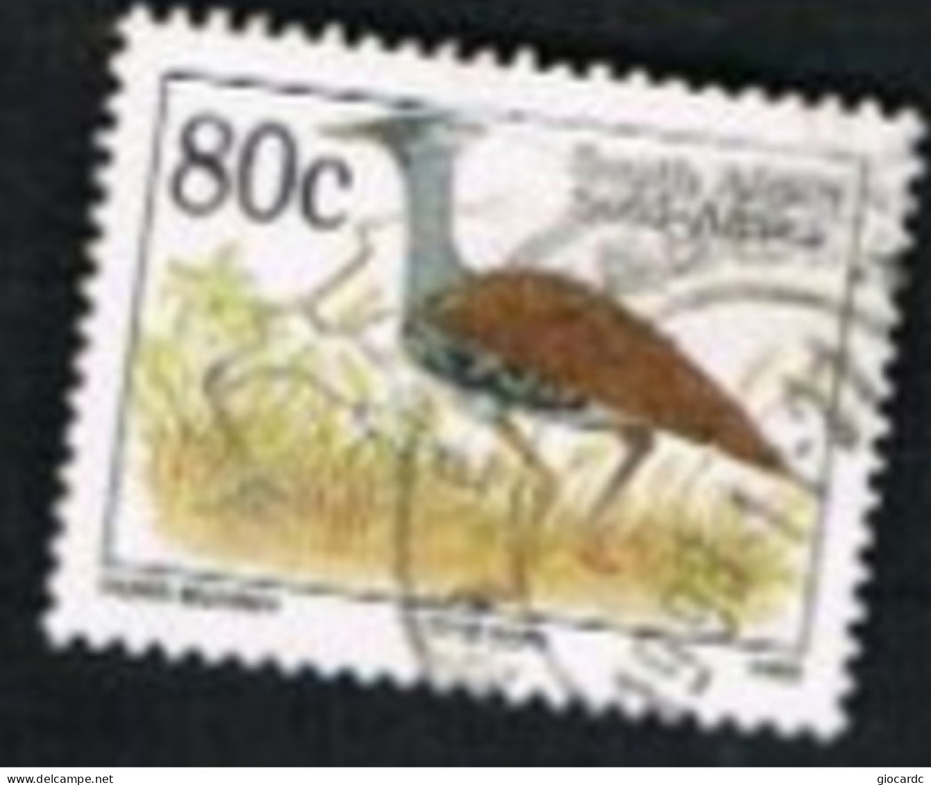 SUD AFRICA (SOUTH AFRICA) - SG 815 - 1993   ENDANGERED ANIMALS (NAME IN LATIN LANGUAGE)  - USED - Gebraucht