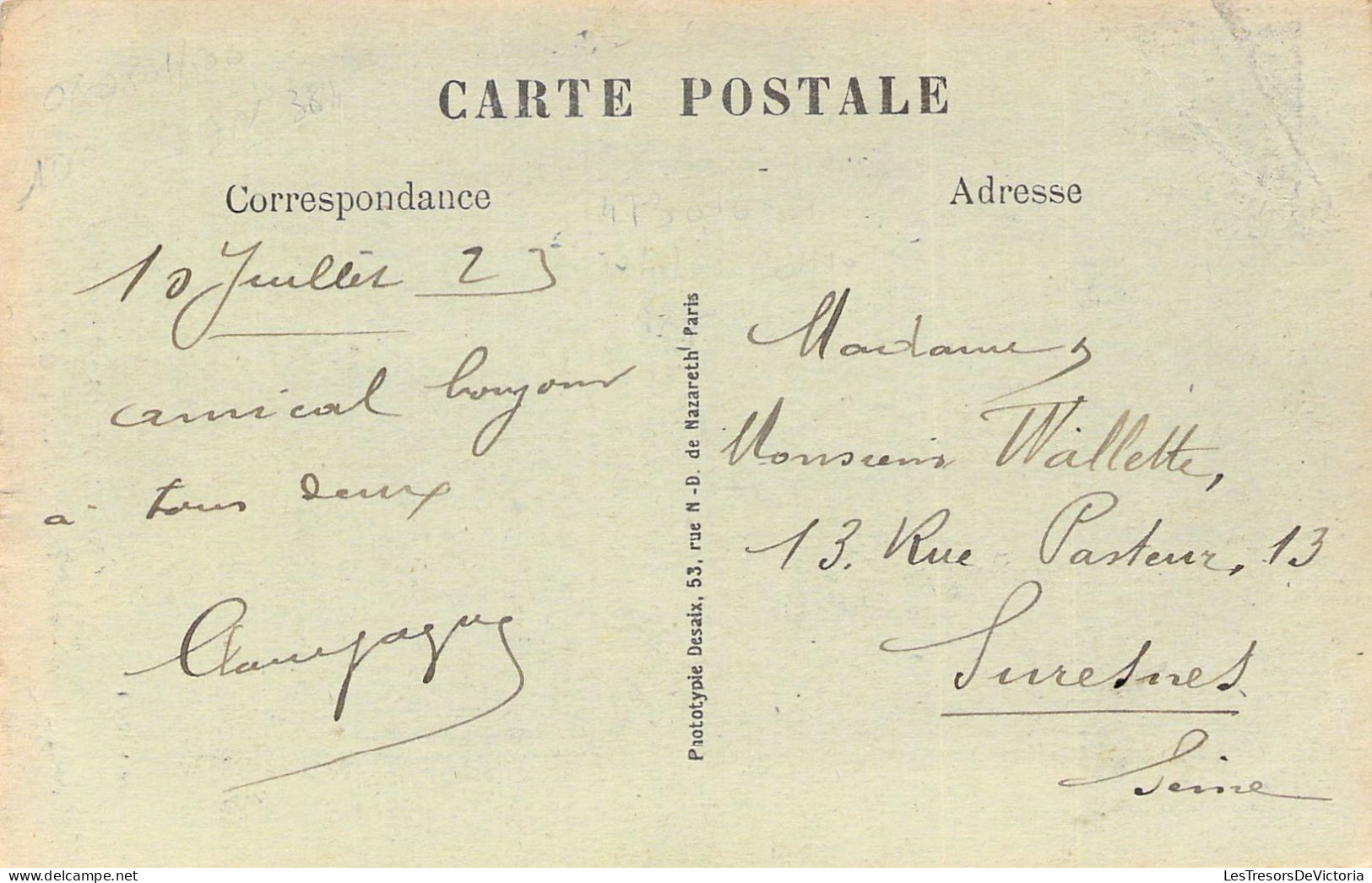 FRANCE - 60 - GRANDVILLIERS - Bombe Jetée Route De Rouen 19 05 1918 - Carte Postale Ancienne - Grandvilliers