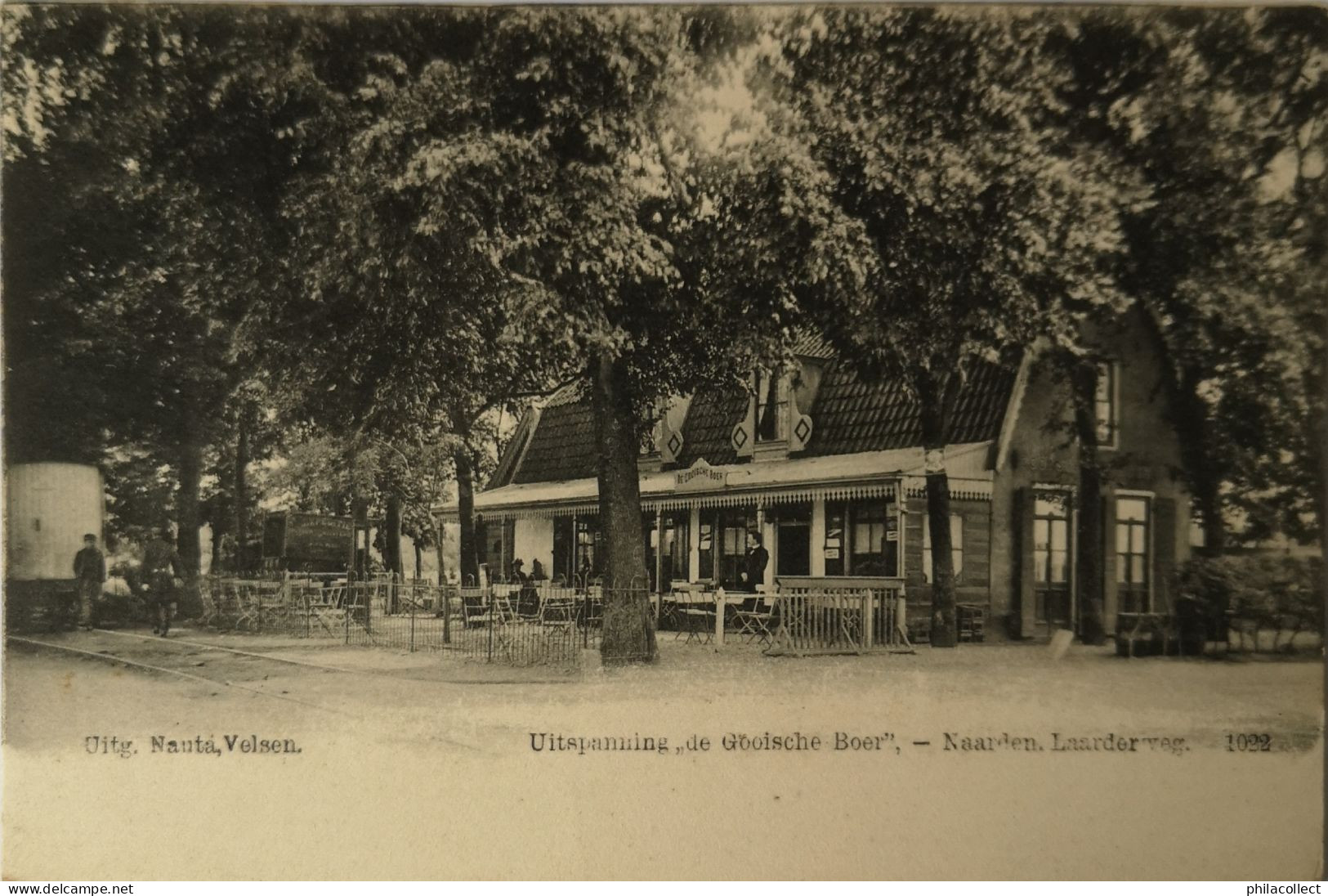 Naarden (NH) Laarderweg Uitspanning De Gooische Boer 190?Nauta 1022 - Naarden