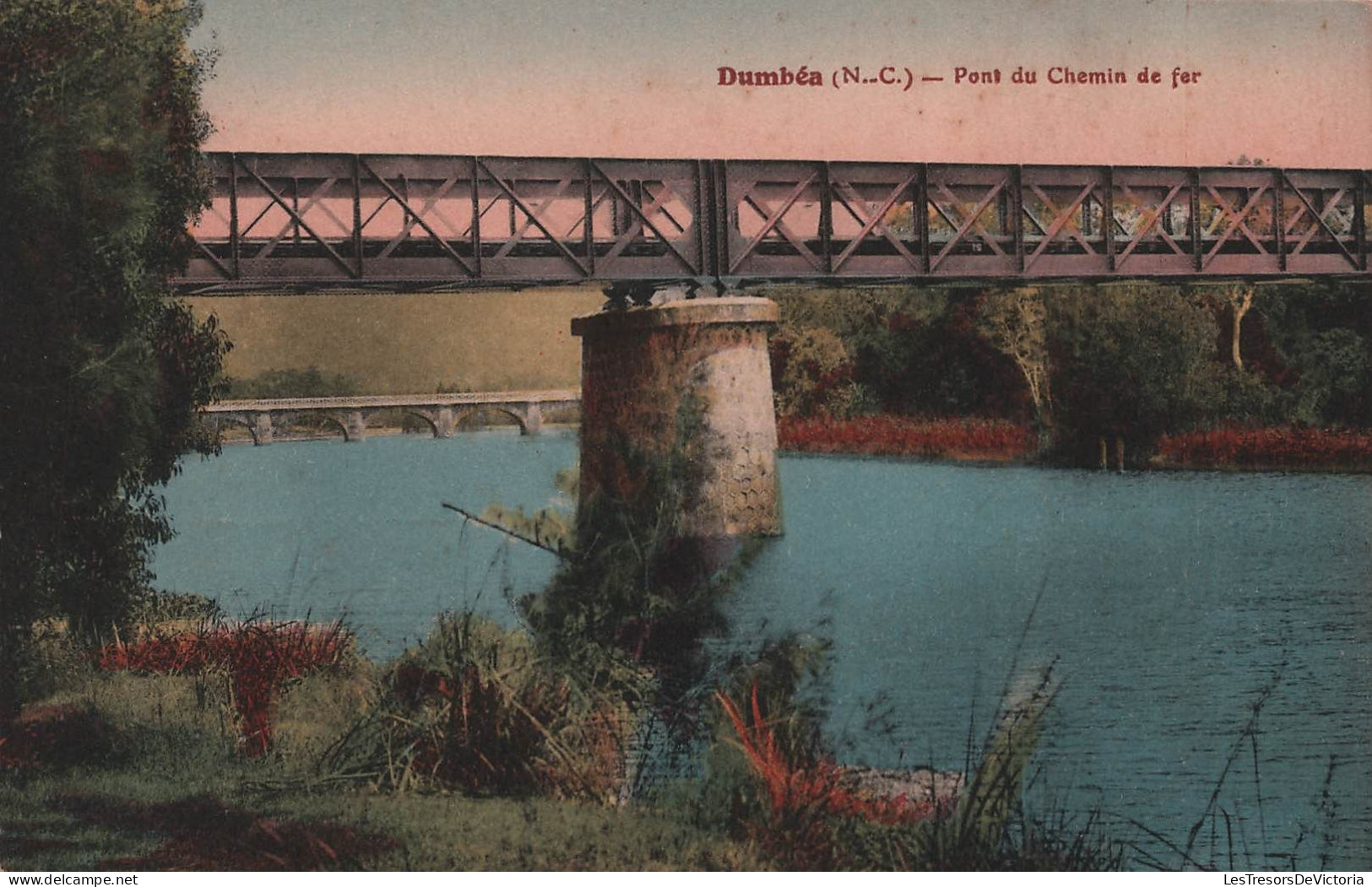 Nouvelle Calédonie - Dumbea - Pont Du Chemin De Fer - Carte Postale Ancienne - Neukaledonien