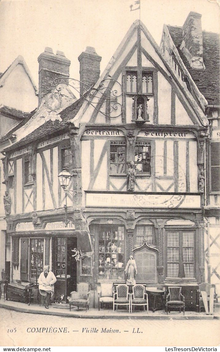 FRANCE - 60 - COMPIEGNE - Vieille Maison - LL - Carte Postale Ancienne - Compiegne