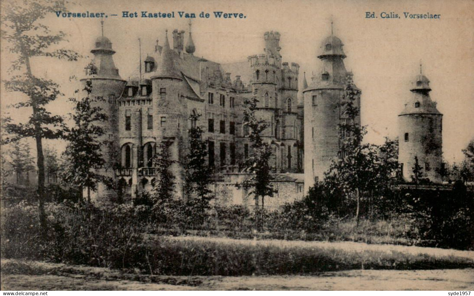 Vorsselaer Het Kasteel Van De Werve (début 1900) - Vosselaar
