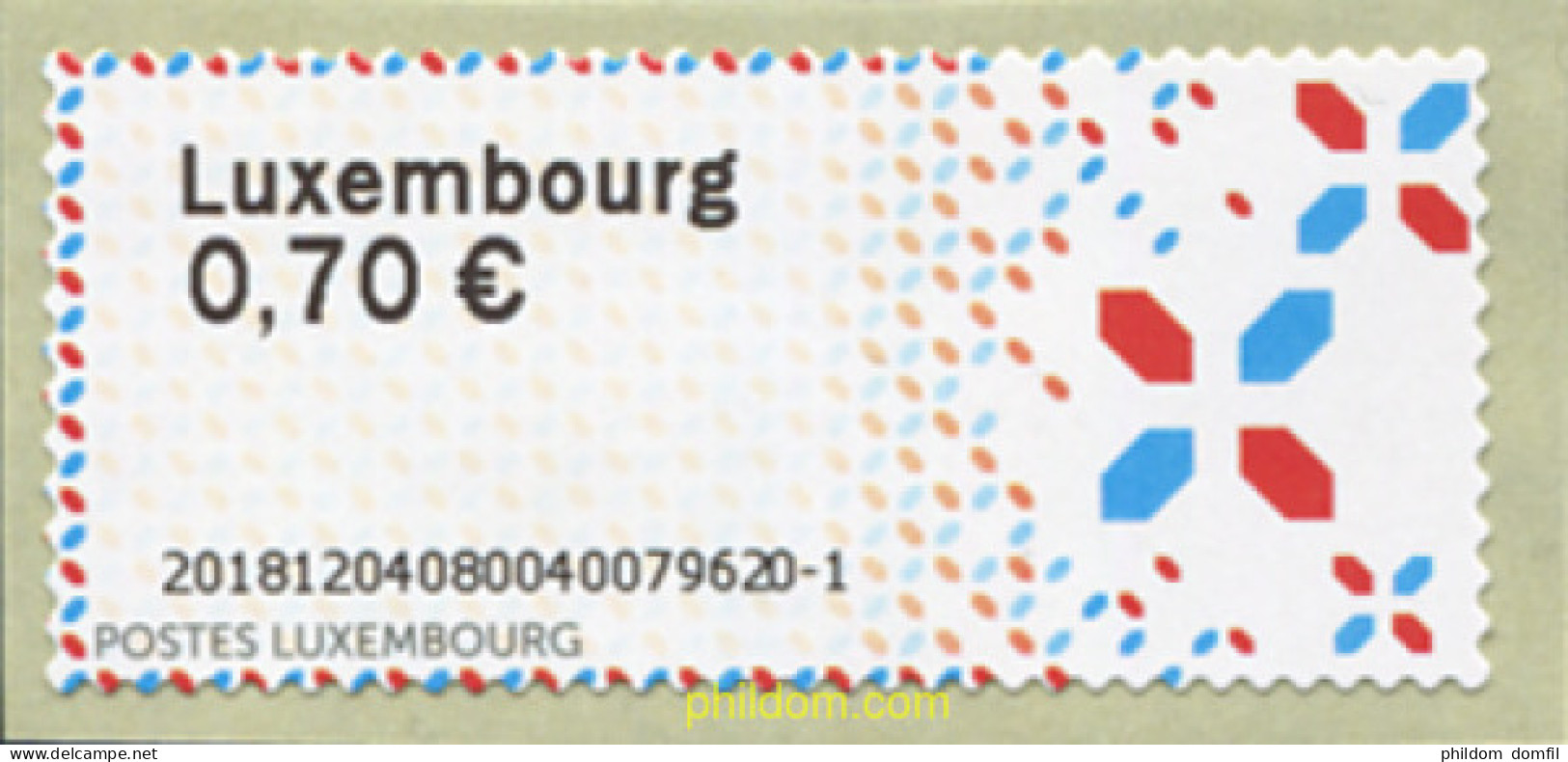 594446 MNH LUXEMBURGO 2018 ATM - Other & Unclassified