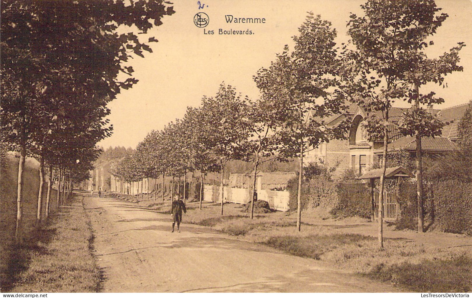 BELGIQUE - WAREMME - Les Boulevards - Carte Postale Ancienne - Waremme