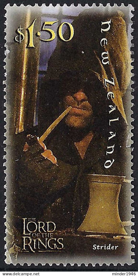 NEW ZEALAND 2001 QEII $1.50 Multicoloured, Lord Of The Rings-Strider SG2462 FU - Gebruikt