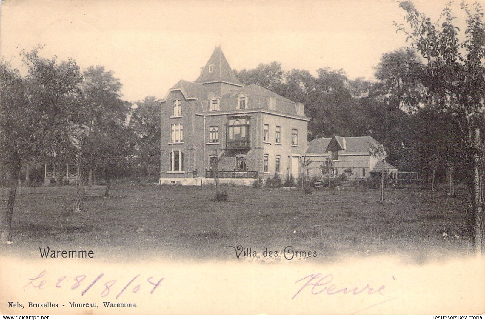 BELGIQUE - WAREMME - Villa Des Ormes - Carte Postale Ancienne - Waremme