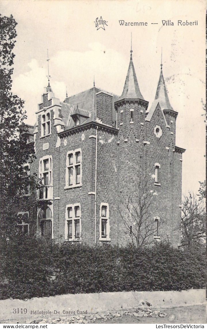 BELGIQUE - WAREMME - Villa ROBERTI - Carte Postale Ancienne - Waremme