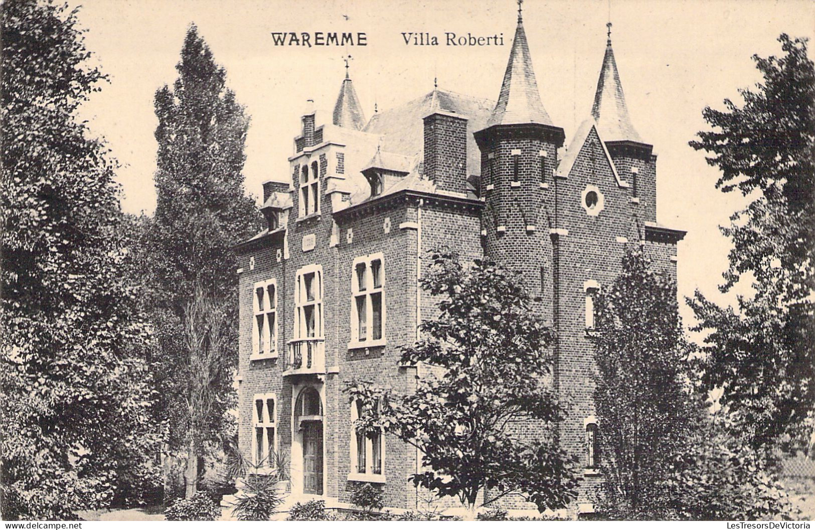 BELGIQUE - WAREMME - Villa ROBERTI - Carte Postale Ancienne - Borgworm