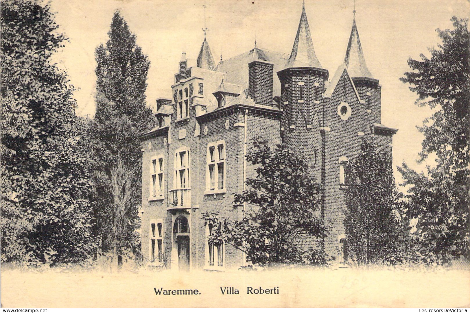 BELGIQUE - WAREMME - Villa ROBERTI - Carte Postale Ancienne - Borgworm