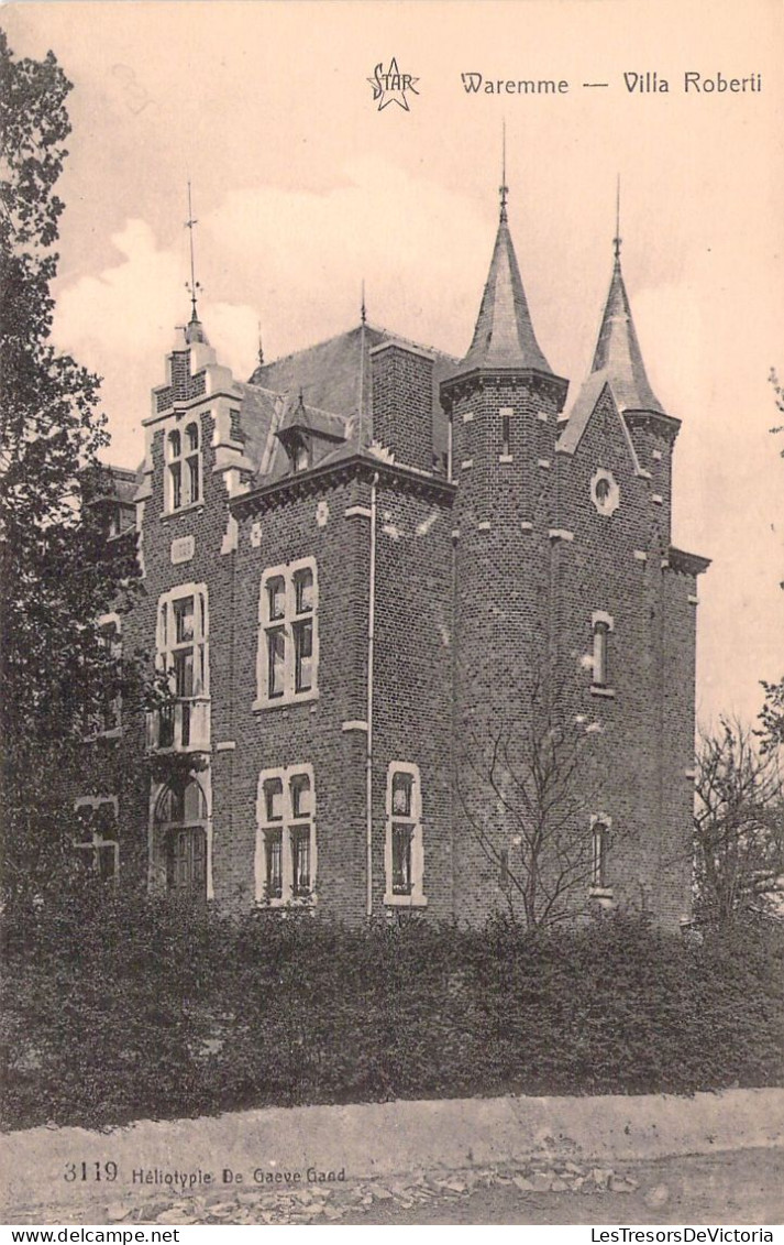 BELGIQUE - WAREMME - Villa ROBERTI - Carte Postale Ancienne - Waremme