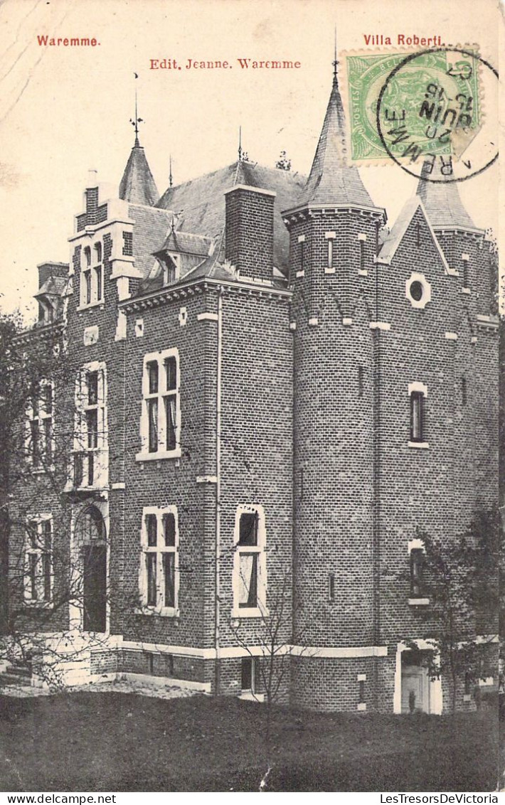 BELGIQUE - WAREMME - Villa ROBERTI - Carte Postale Ancienne - Borgworm