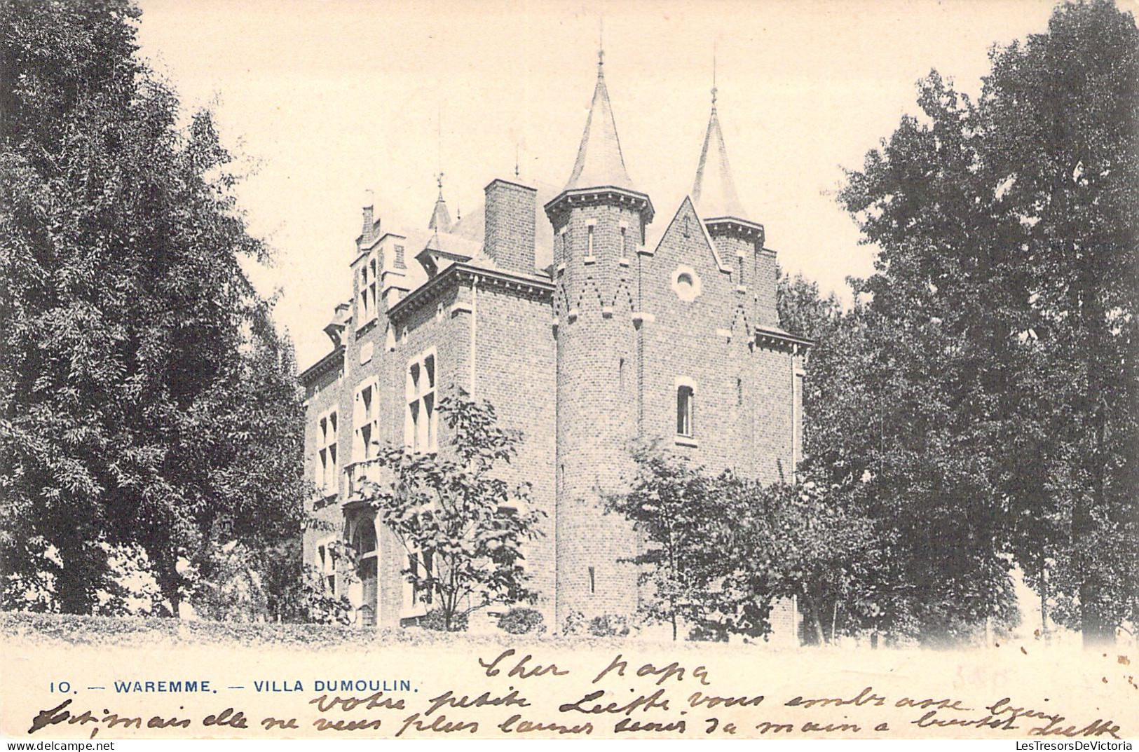 BELGIQUE - WAREMME - Villa Dumoulin - Carte Postale Ancienne - Borgworm