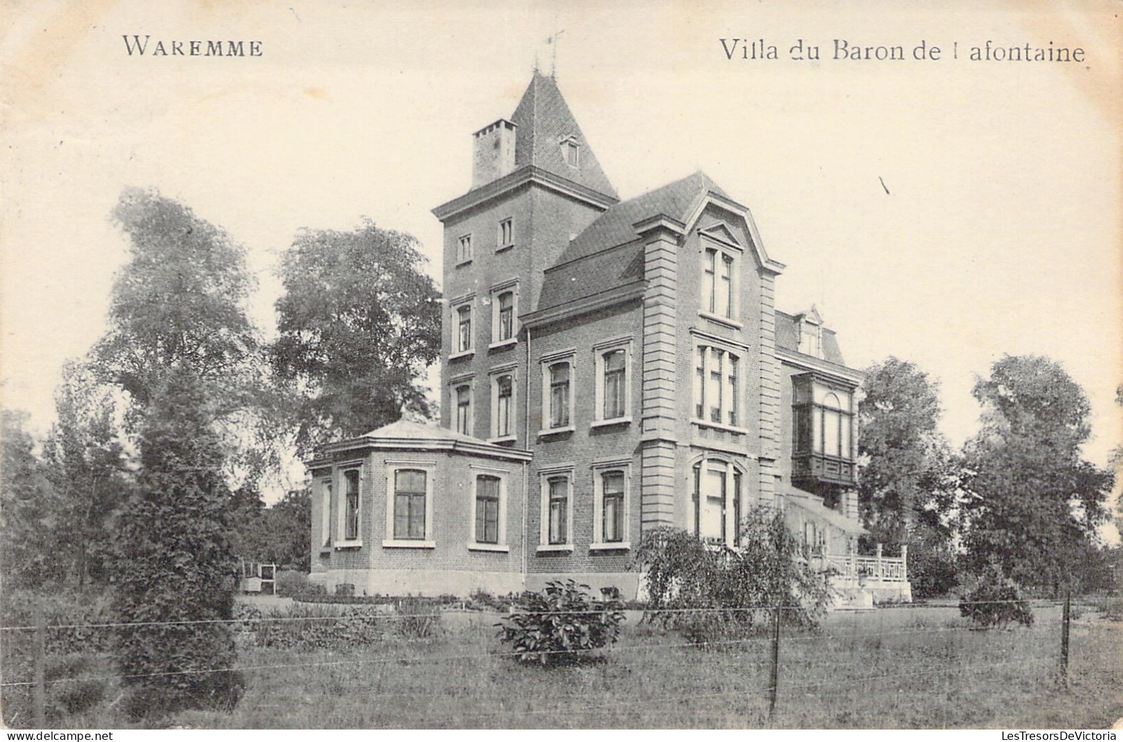 BELGIQUE - WAREMME - Villa De Lafontaine - Carte Postale Ancienne - Waremme