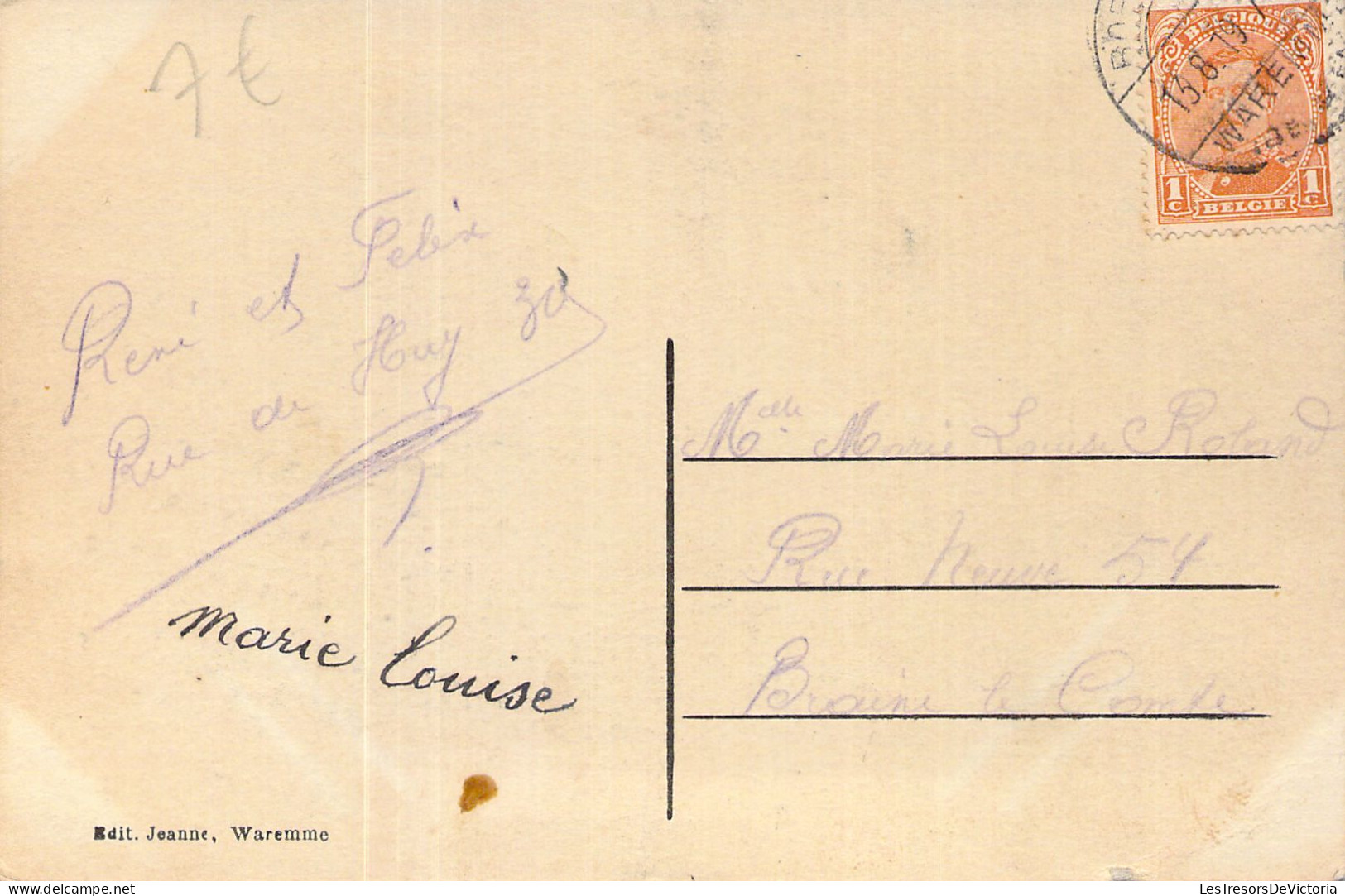 BELGIQUE - WAREMME - Villa De Lafontaine - Carte Postale Ancienne - Borgworm