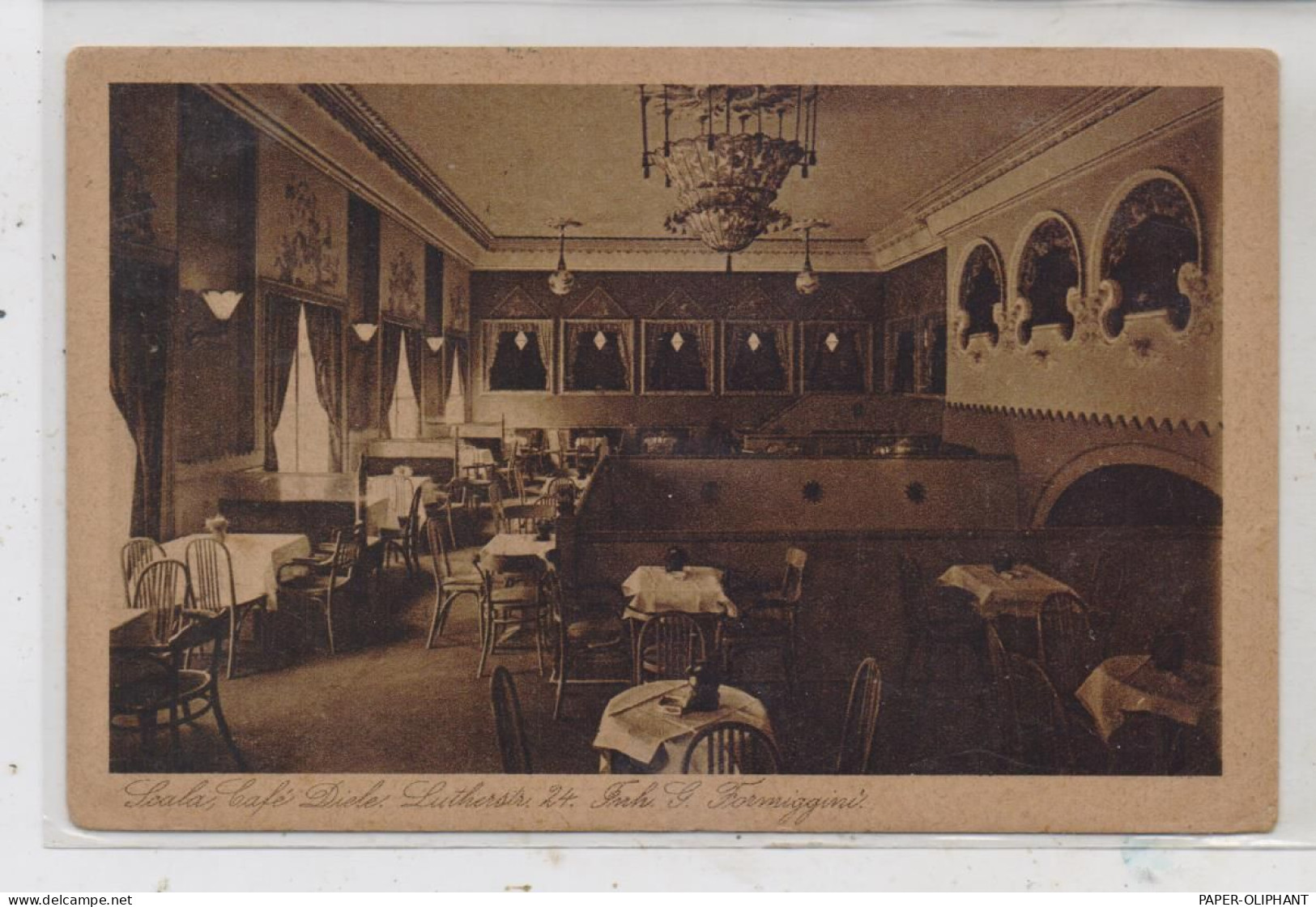 1000 BERLIN - SCHÖNEBERG, Scala - Cafe (Variete), Lutherstrasse 24, 1920 - Schöneberg